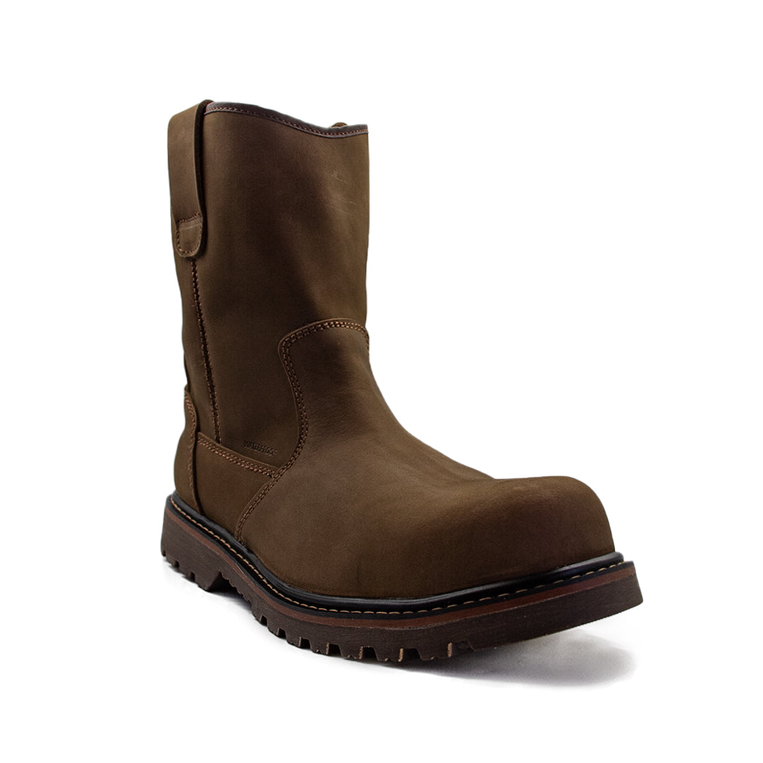 Bota Waterproof Con Casco Quebec Café 2030