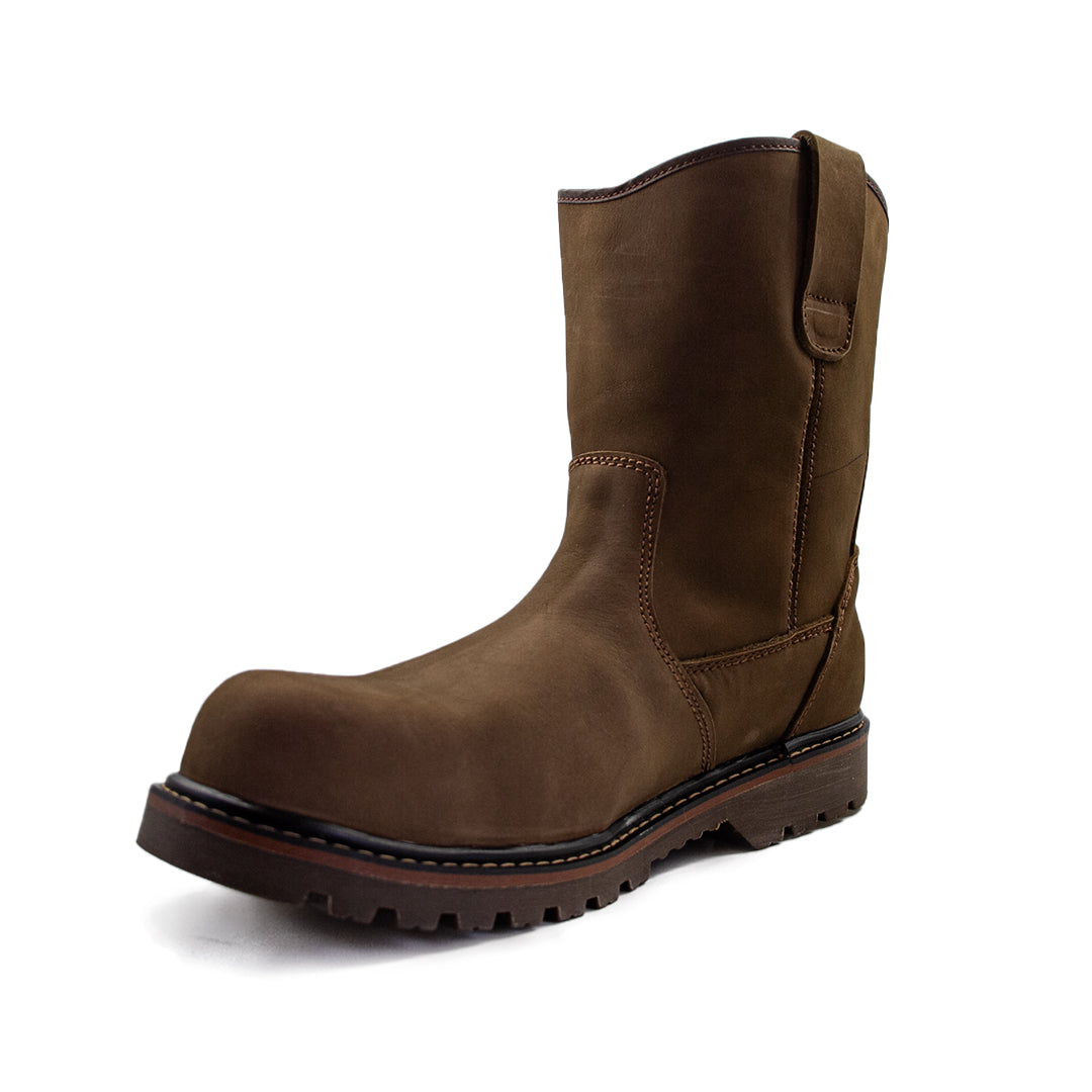 Bota Waterproof Con Casco Quebec Café 2030