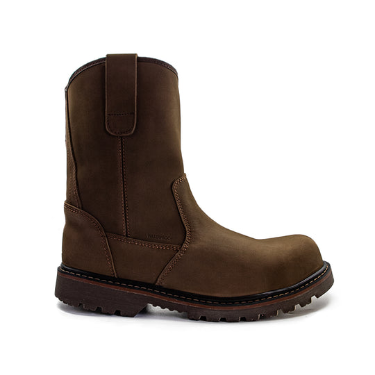 Bota Waterproof Con Casco Quebec Café 2030