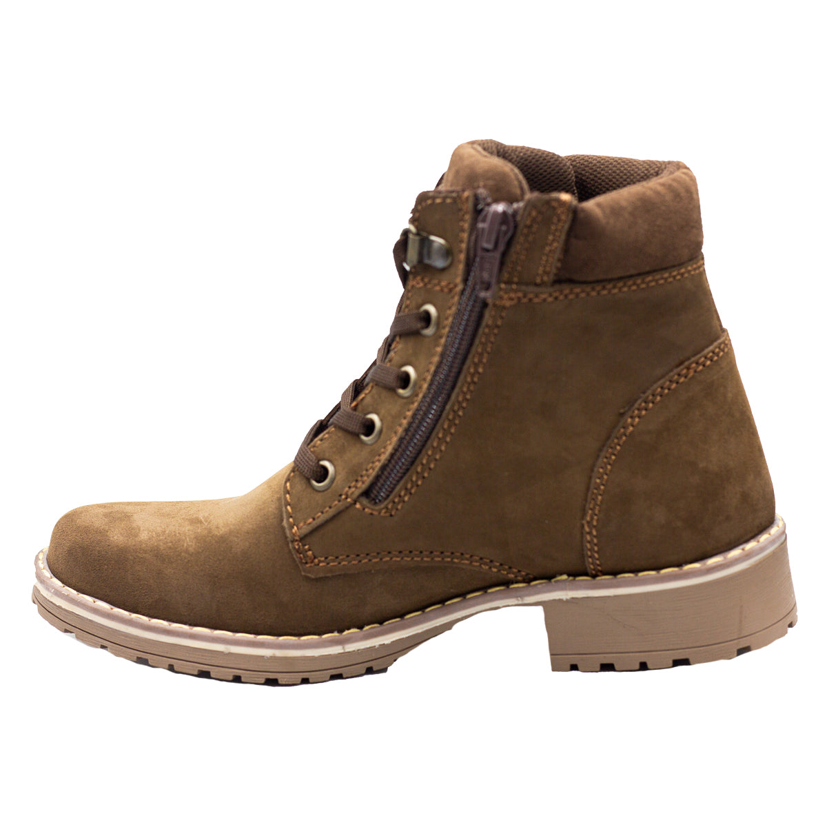 Bota para Dama 1201 Paris Nobuck Caf